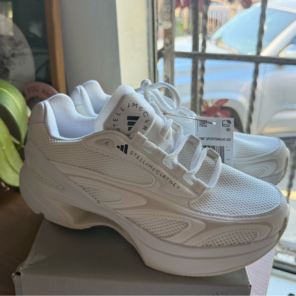 Adidas by Stella McCartney SPW 2000 Sneaker, White 6.5 - Picture 2 of 15
